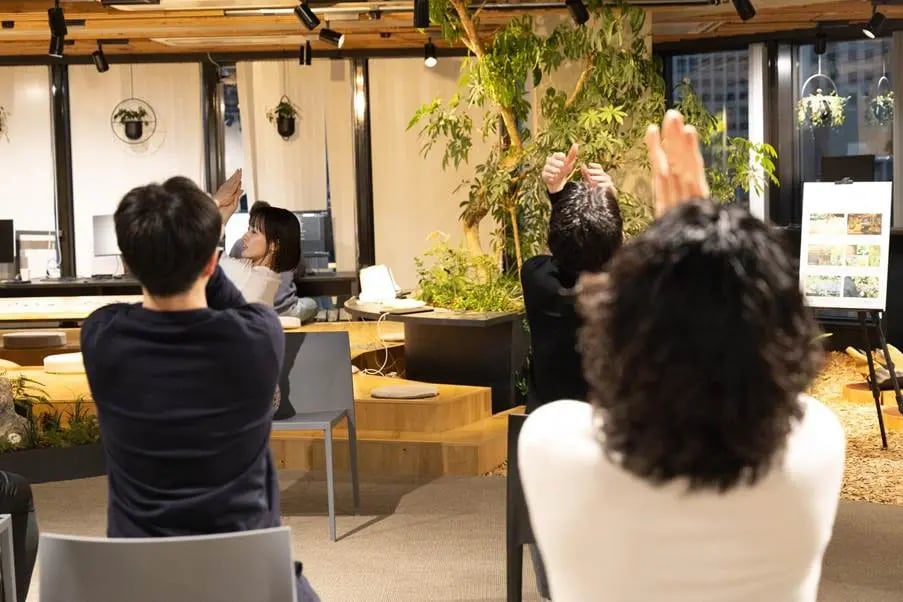 ヨガイベントの様子