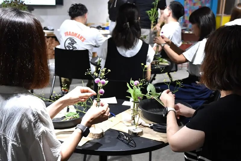 参加者同士での交流も盛んに