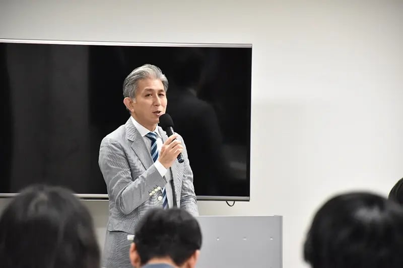 JICA経済開発部次長の田中伸一氏