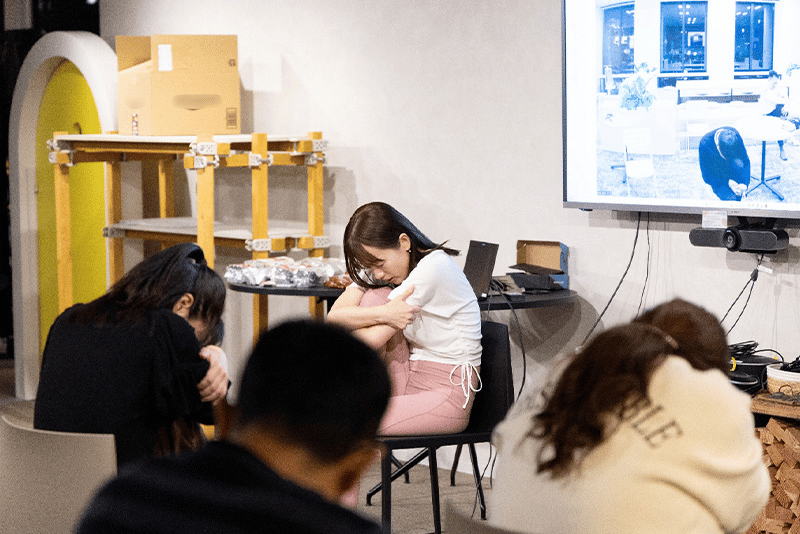 クールダウンタイムの様子