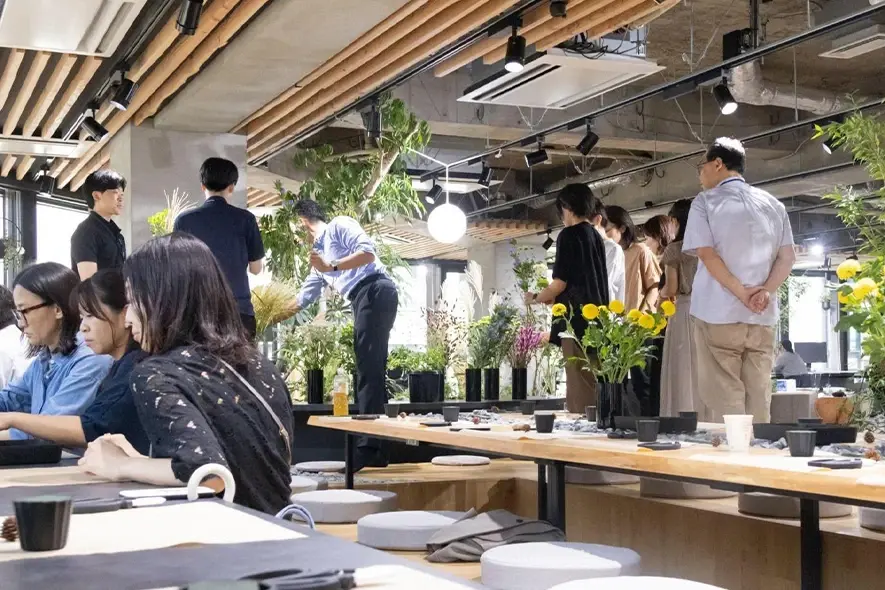 作品を作るための花材選び